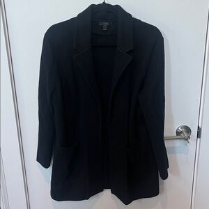 J. Crew Black Knit Sweater Blazer